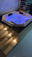 Spa Com Hidro Baby Aquecedor digital e kit Cromoterapia