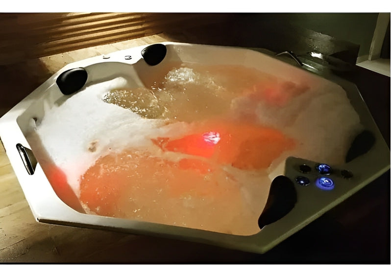 Spa 4 Lugares Com Aquecedor Digital e Kit Cromoterapia